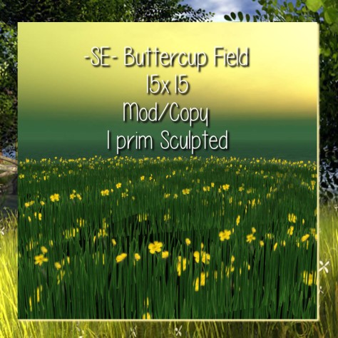 -SE- Spring Buttercup Field - Spring Collection 2014