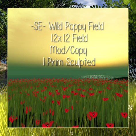 -SE- Wild Poppy Field - Summer 2014 Collection